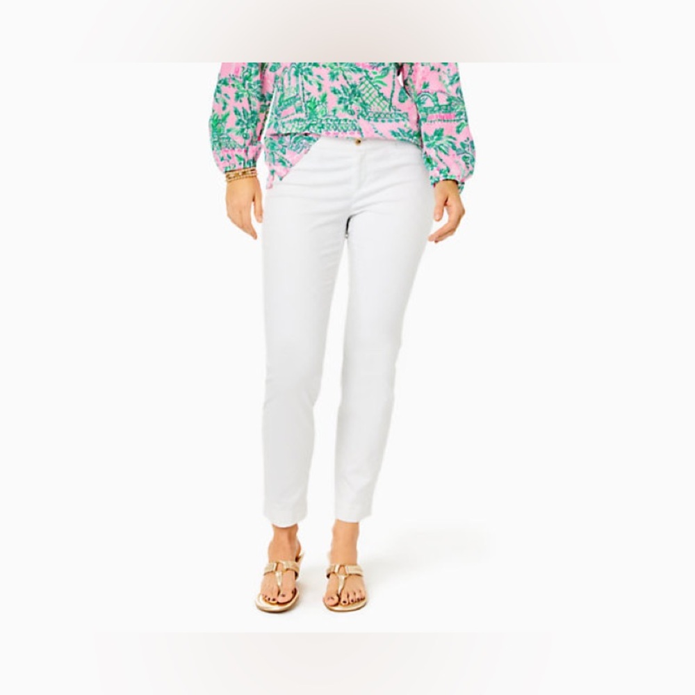 Lilly Pulitzer 29” Kelly textured pants